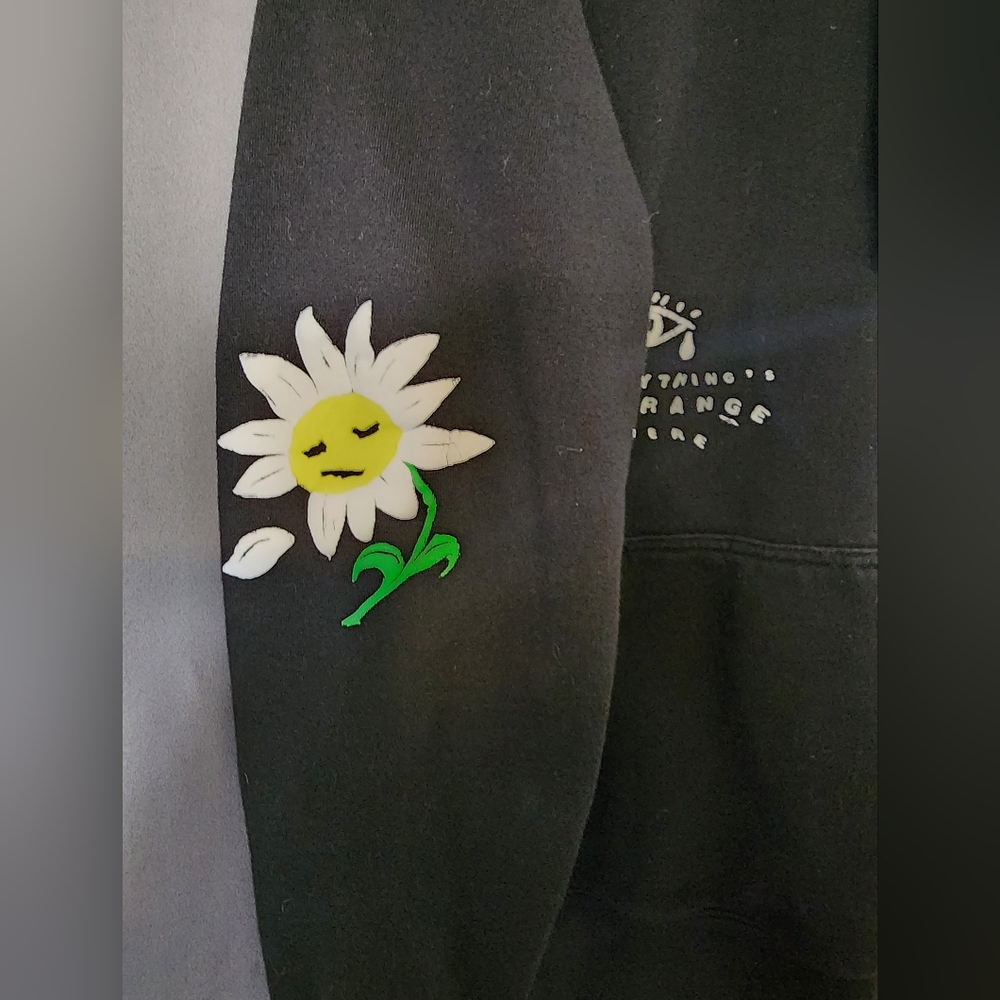 G Easy Merch, Men's sz Medium Black G Easy "Everything is strange here " Hoodie - Picture 2 of 8